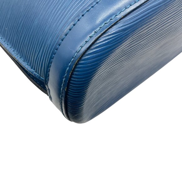 Louis Vuitton Blue Epi Lussac Shoulder Bag - Picture 8 of 11